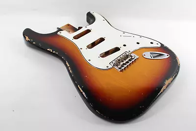 MJT Official Custom Vintage Aged Nitro Guitar Body Mark Jenny VTS 3-Tone Burst • $250