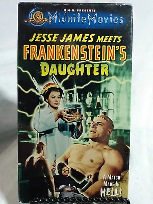 Jesse James Meets Frankensteins Daughter VHS New Sealed MGM Horror Western • $6.99