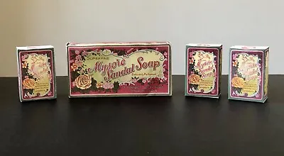 Vintage 1940s Mysore Sandal Soap 3 Bars Original Box Bangalore India Superfine • $45