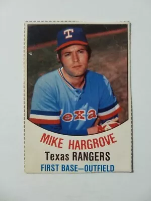 Mike Hargrove 1977 Hostess Baseball Card #18 Texas Rangers • $1.69