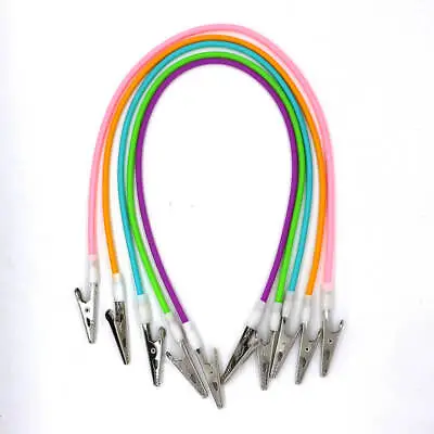 $3.26 • Buy 5 Colors Dental Silicone Bib Clips Cord Napkin Holders Colorful For Dentist