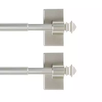 2 Pack Magnetic Curtain Rods For Metal Doors Multi-Use Rods For Small Windows... • $36.19