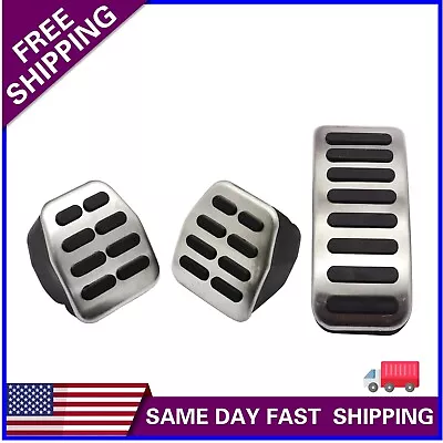 3PCS Clutch Gas Brake Foot Pedal Cover Fits VW Bora Golf MK3 MK4 Vento Lupo Polo • $8.48