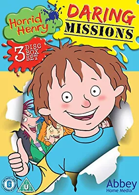 Horrid Henry: Daring Missions DVD (2017) Francesca Simon Cert U 3 Discs • £2.47