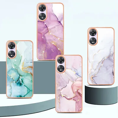 Shockproof Marble Printed Hard PC+TPU Case For Oppo A98 A79 A96 A78 A76 A74 5G • $15.99