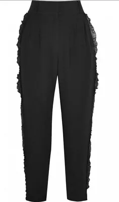 $70 • Buy ALICE MCCALL Ruffled Tapered Pants 6