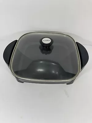 Presto Electric Skillet With Glass Cover Black Tested Model 0690005 Rack • $25