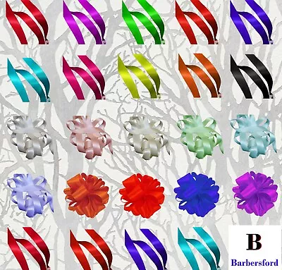 £1 • Buy Barbersfords Double Satin Ribbon Rolls 6,10,15,25mm. Double Faced Satin Ribbon