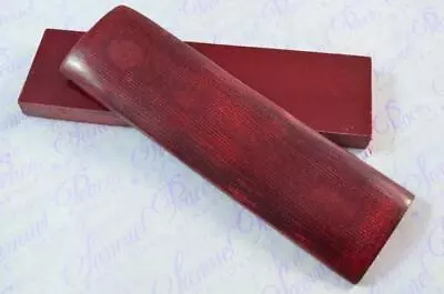 Pair Of Maroon Red Canvas Micarta Knife Scales Knife Making Parts Micarta Blanks • $12.43