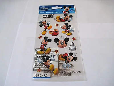 Scrapbooking Stickers Disney Mickey Mouse Different Poses Titles Stars Face More • $3.49