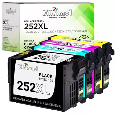 Replacement Epson T252XL T252 252XL Ink Cartridge WorkForce 7210 7720 7710 7710D • $9.50