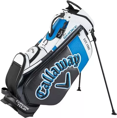 Callaway Golf Men's Stand Caddy Bag STN TOUR 24 JM 9 X 47 In 4.1kg Gunmetal Blue • $389.50