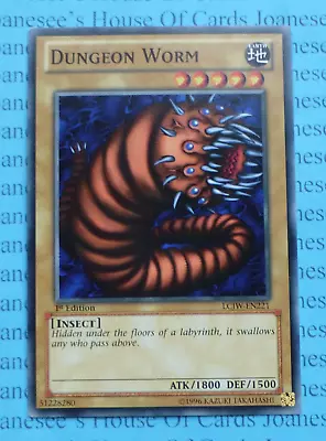 Dungeon Worm LCJW-EN221 Yu-Gi-Oh Card 1st Edition New • £1.90