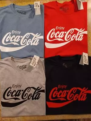 Coca Cola  MEN;S T-SHIRT-LOGO GRAPHIC SHORT SLEEVEM-L-XL • $19.75