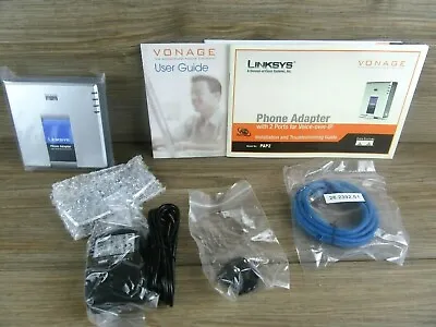 $22.50 • Buy Linksys Model PAP2 Phone Adapter For Vonage VoIP Phone Service Excellent Cond