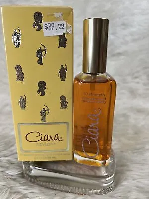 $27 • Buy Vintage CIARA Perfume Revlon 2.3oz 80 Strength CONCENTRATED COLOGNE Spray