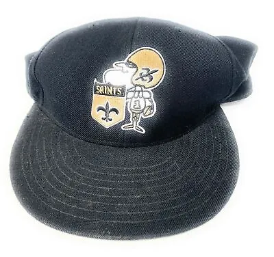 Mitchell & Ness NFL New Orleans Saints Old School Logo Retro Snapback Cap Hat • $17.99