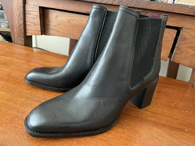 $54.99 • Buy Zara Leather Ankle Boots US 8