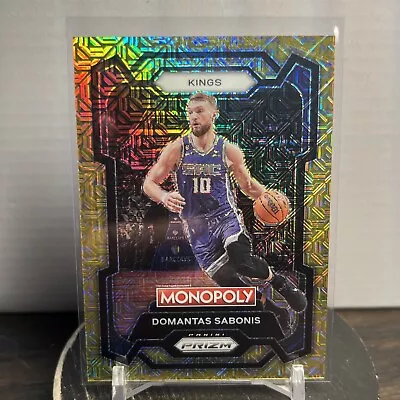 Domantas Sabonis 2023 Panini Prizm Monopoly Gold Money Shimmer 470/500 #77 • $1.75