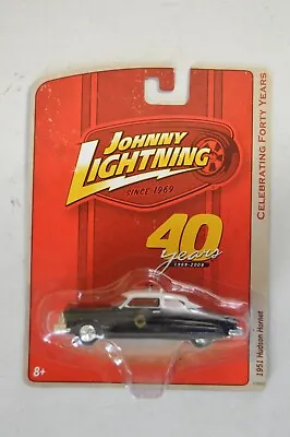 $6.99 • Buy NEW Johnny Lightning 40 Years 1951 Hudson Hornet Police Car Diecast 1:64 Scale