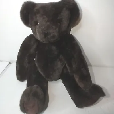 The Vermont Teddy Bear Company  Brown Jointed 16” Plush Bear Made In USA  • $14.99