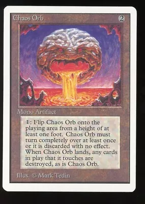 NM/MINT-  1993 Unlimited Chaos Orb ~ Vintage MTG/Magic ~ NO RESERVE!!! • $800