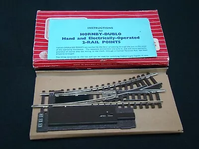 Hornby Dublo 2729 Hand-operated Switch Point L/h - Boxed • £4.95