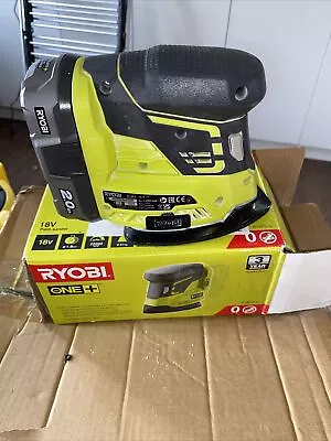 Used Spares/Repair Ryobi R18PS-0 18V ONE+ Cordless Corner Palm Sander Body Only • £28.89