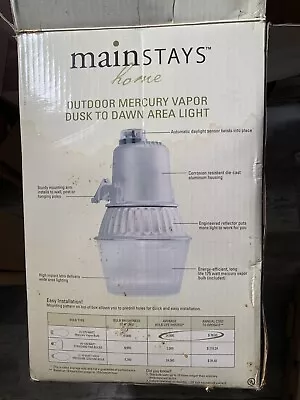 Mainstay Home Model WM1204 Dusk To Dawn 175W Mercury Vapor Area Light • $149.99