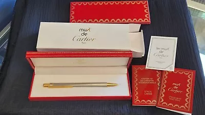 Les Must De Cartier ST150023 Must Pens Stylos Bille Ball Point Pen • $249.95