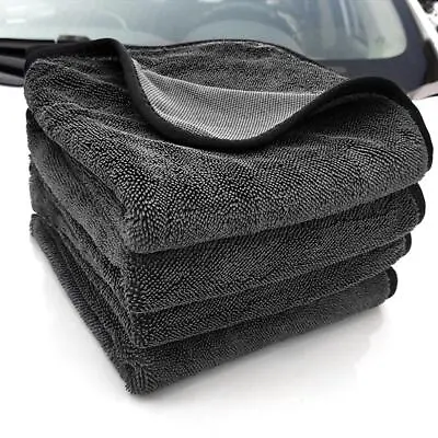 Large Microfiber Cleaning Cloth Wash Towel Drying Rag Car Polishing Detailing • $10.19