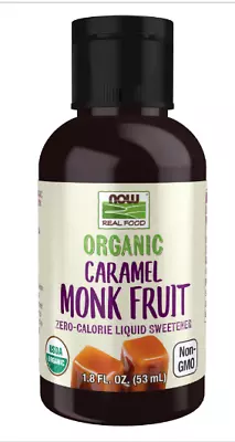 Now Real Food Organic Monk Fruit Caramel 2 Fl.oz. • $7.99