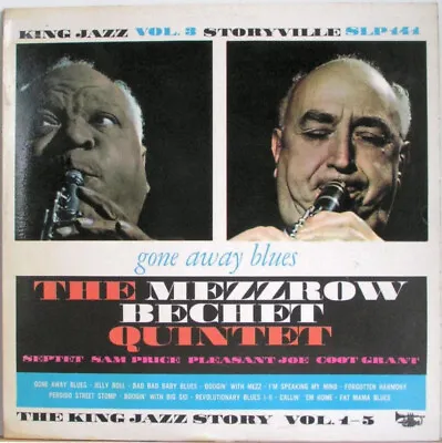 The Mezzrow-Bechet Quintet - Gone Away Blues LP  (Vinyl) • $21.84