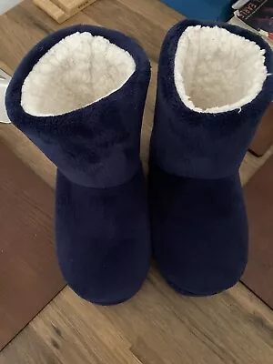 M&S Kids'  Slipper Boots Size 7Uk. 41 EU Size • £5