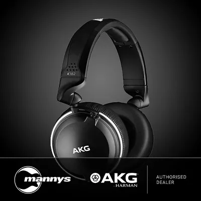 AKG K182 Professional Closed Back Monitor Headphones • $209