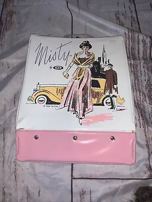 MISTY By IDEAL TOY CORP Carry Case Pink White Vintage Clothes CLOSET Doll Toy • $45