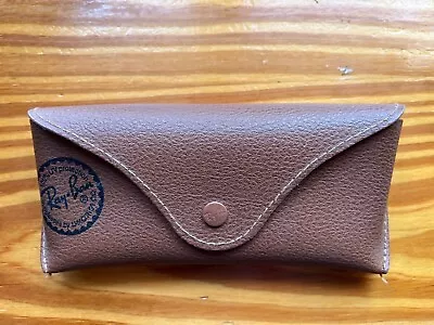 Ray-Bans RAY-BAN Aviator WAYFARER Sunglasses BROWN Leatherette SOFT Case ONLY • $10