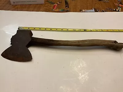 Broad Axe Hatchet Unsigned Old Long Handle Tool • $10