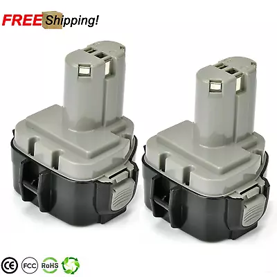 2 PACK 12V 4.8Ah Ni-MH Battery For Makita PA12 1220 1222 1233 1234 1235 192598-2 • $25.89