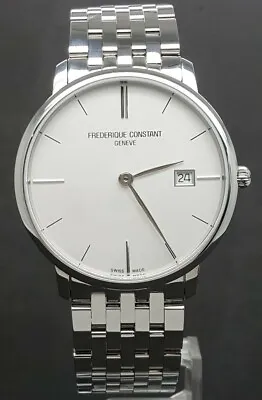 Frederique Constant Slimline Stainless Steel Slimline Quartz Watch A1D1377 • $375