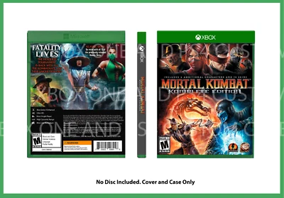 $13 • Buy CUSTOM REPLACEMENT CASE NO DISC Mortal Kombat 9 Komplete XBOX SEE DESCRIPTION