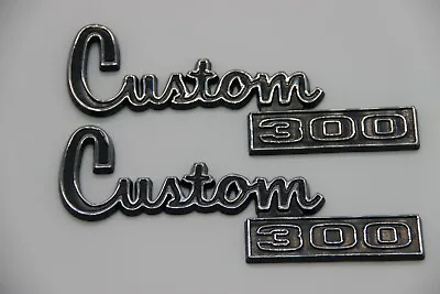 Fits Dodge Custom 300 Truck Fender Emblem Vintage 77 78 79 80 Set Badge Logo • $66.99