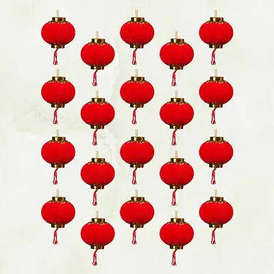 £9.45 • Buy 20Pcs Lanterns Chinese New Year Party Decorations Red Chinese Lanterns
