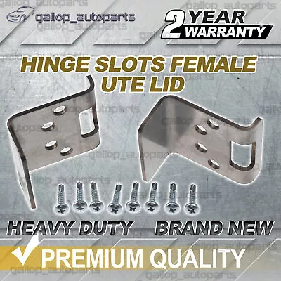 Pair Hinge Slot FEMALE For Ford Falcon AU BA BF Ute Hard Lid Tonneau Cover • $57