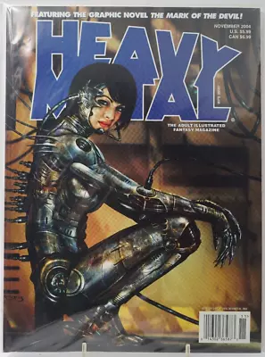 Vintage 2004 Nov HEAVY METAL Fantasy Art Magazine Mark Of The Devil! • $18.71