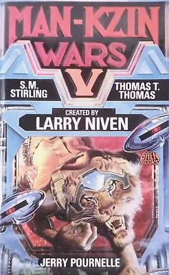Man-Kzin Wars V By Larry Niven Jerry Pournell Stirling & Thomas Paperback 1992 • $3
