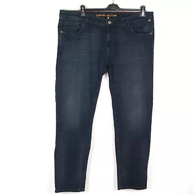 CAMEL ACTIVE HOUSTON Men Jeans Size W44 L32 Regular Fit Blue Zip Fly K10104 • £34.95