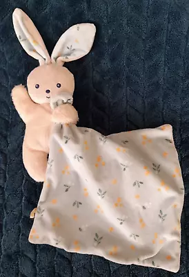 Kaloo Bunny Comforter Blankie Blue Green Orange Floral Lapin Doudou • £20