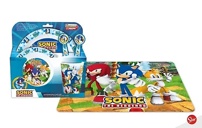 Sonic The Hedgehog Children's Dinner Set And Placemat • £13.98