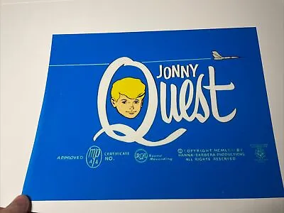 JOHNNY QUEST Animation Cel Print  FILMATION Publicity Concept Art Cartoons F1 • $14